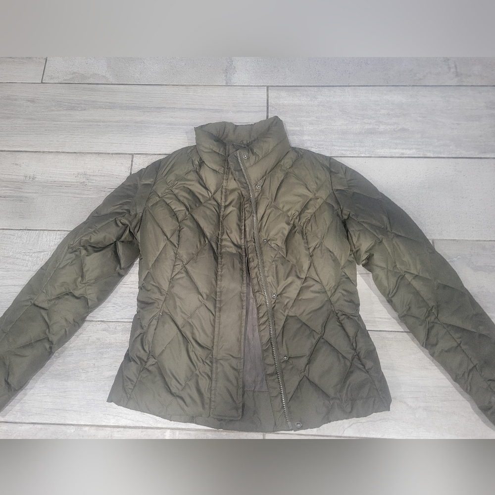 Eddie Bauer Dark Green Puffer Jacket